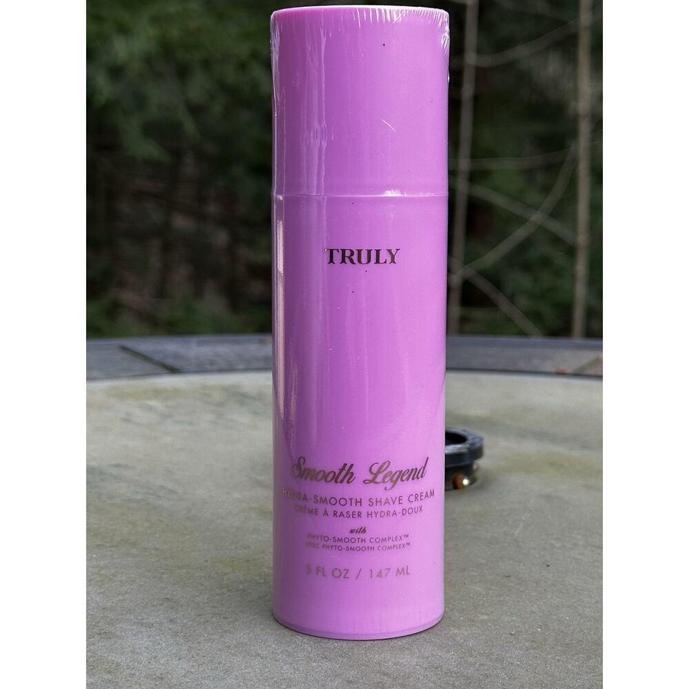 TRULY Smooth Legend Moisturizing Shave Cream 5 fl oz Pink Jasmine Sandalwood